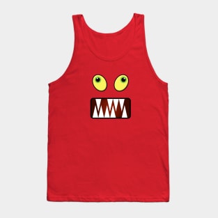 Funny monster face Tank Top